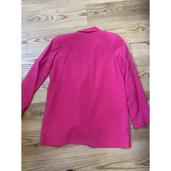 Mural Pink Blazer Womens Large , Classic Design Lined Interior, Mid length - Picture 6 of 6